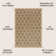 Hague Moroccan Trellis Textured Weave Brown/Beige Indoor/Outdoor Rug