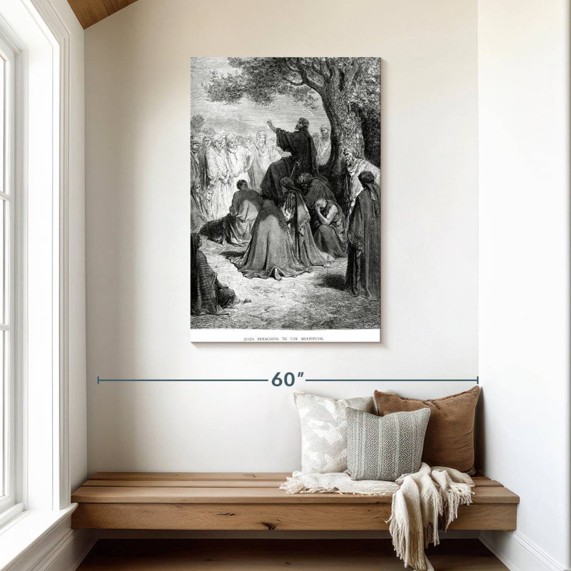 Adella Jesus Preaching, 45" H x 30" W