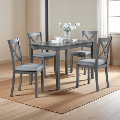 Dining Chairs Set For 4,Kitchen Chair With Padded Seat, Side Chair For Dining Room