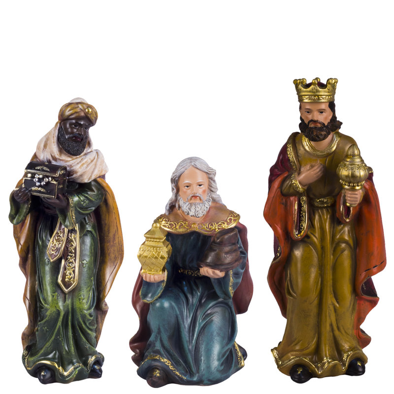 Three Kings for 8" Nativity Set, 10" H x 6" W x 11" D