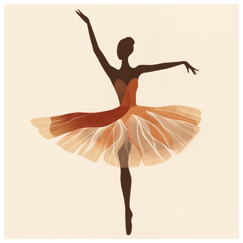Tapis de bain Ballet Dancer, L 34 po x L 21 po