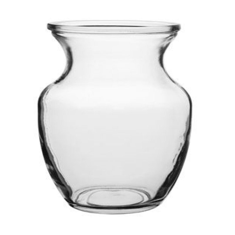 8"H Clear Utility Vase