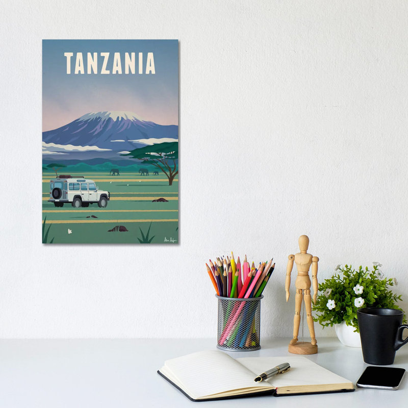Tanzania - Wrapped Canvas Print, 20.32 cm H x 30.48 cm W