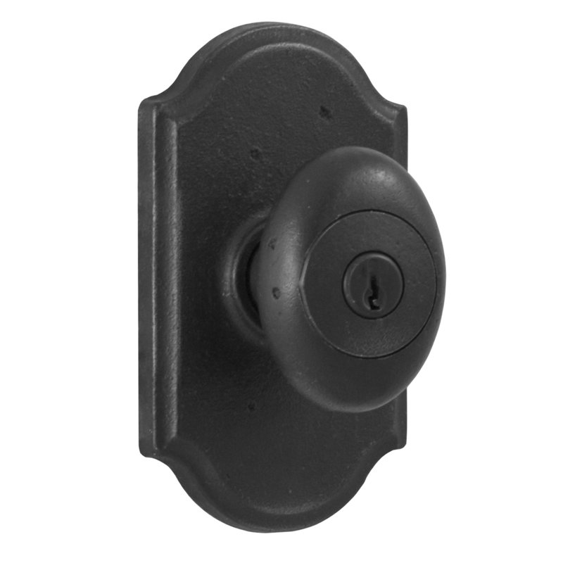 Durham 2'' Diameter Oval Knob, Black