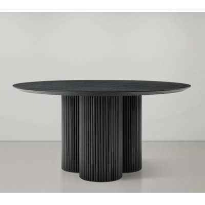 Iskandar Ash Round Solid Wood Dining Table