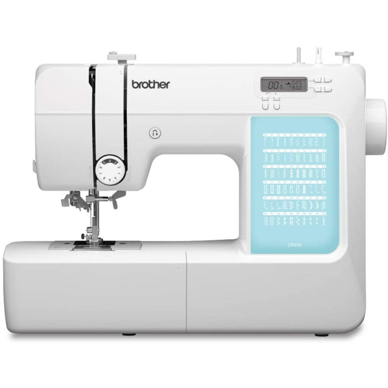 Brother CP60X White Computerized Sewing Machine with LCD Display