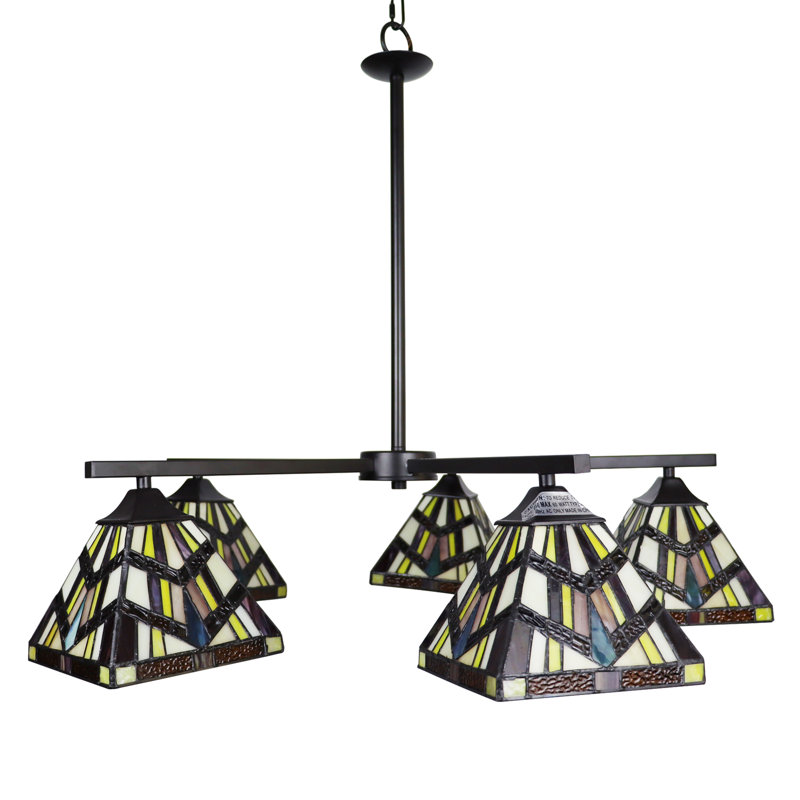 Annarosa 5 - Light Dimmable Tiered Chandelier
