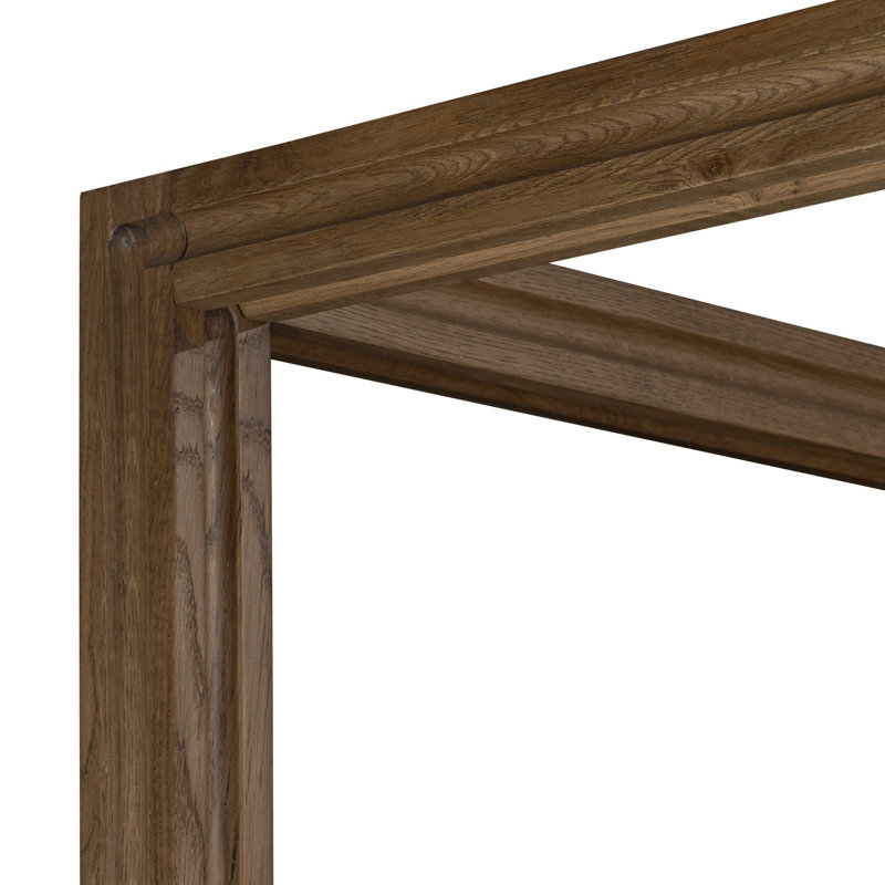Jodie Canopy Bed-Malmo Olive, Queen