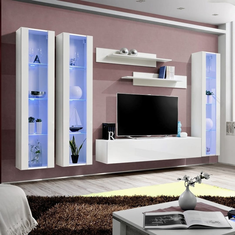 Unfinished Entertainment Centre for TVs up to 65", Black