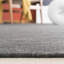 Tapis gris anthracite / gris en laine / coton tissé à la main Kilim-1248559870
