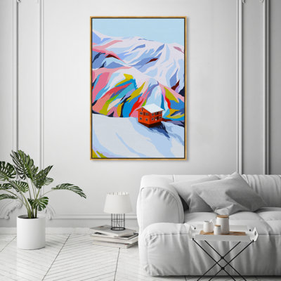 " Nature And Landscape Colourful Ski Village Mountains "