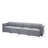 Ishah Module Sofa With 2 Ottoman Grey-17376604