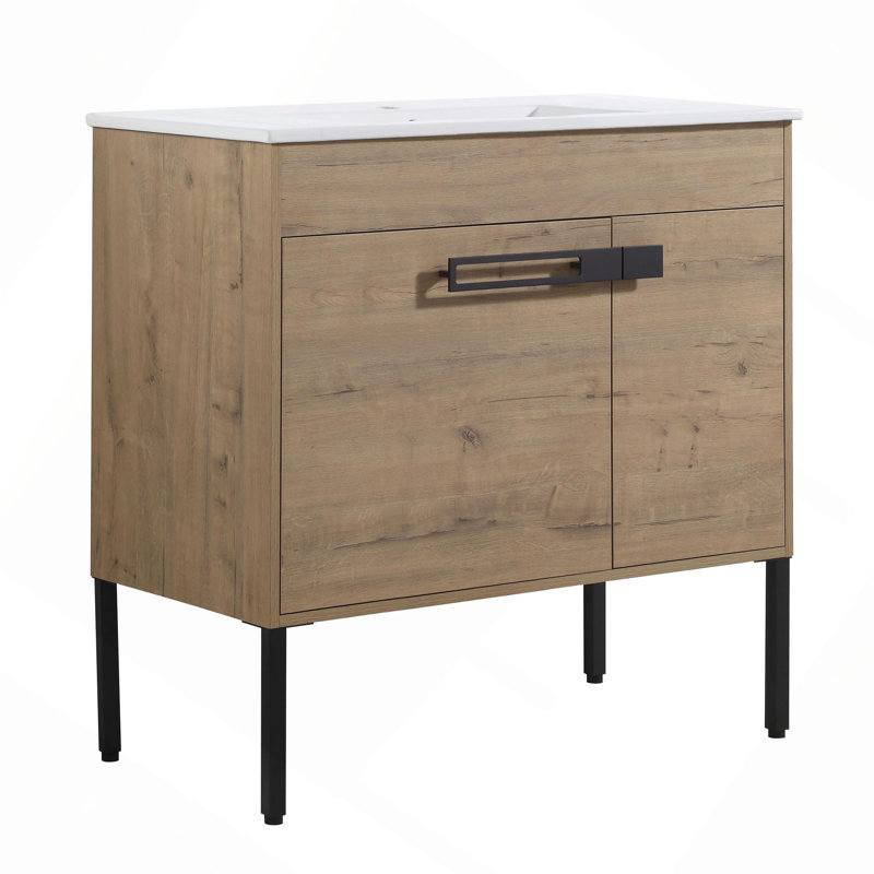 Meuble-lavabo de 36 po, meuble-lavabo autoportant ou flottant est une conversion optionnelle - ne comprend que le meuble-lavabo, excluant le lavabo