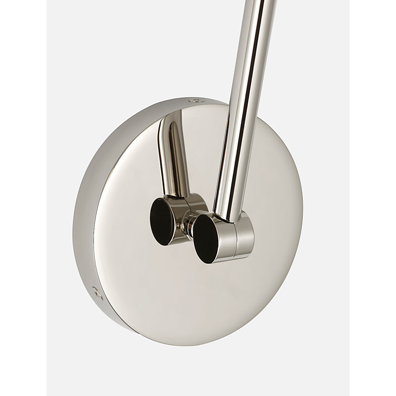 Kelly Wearstler 1 - Light LED Swing Arm, Polished Nickel