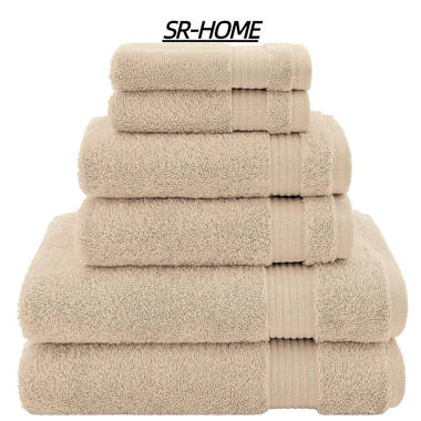 Turkish Cotton Sand Taupe Bath Towel Set