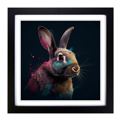 Rabbit Digital No.4 - Framed Print