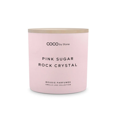 Bougie en cristal 15Oz Smells Like Pink Sugar Rock