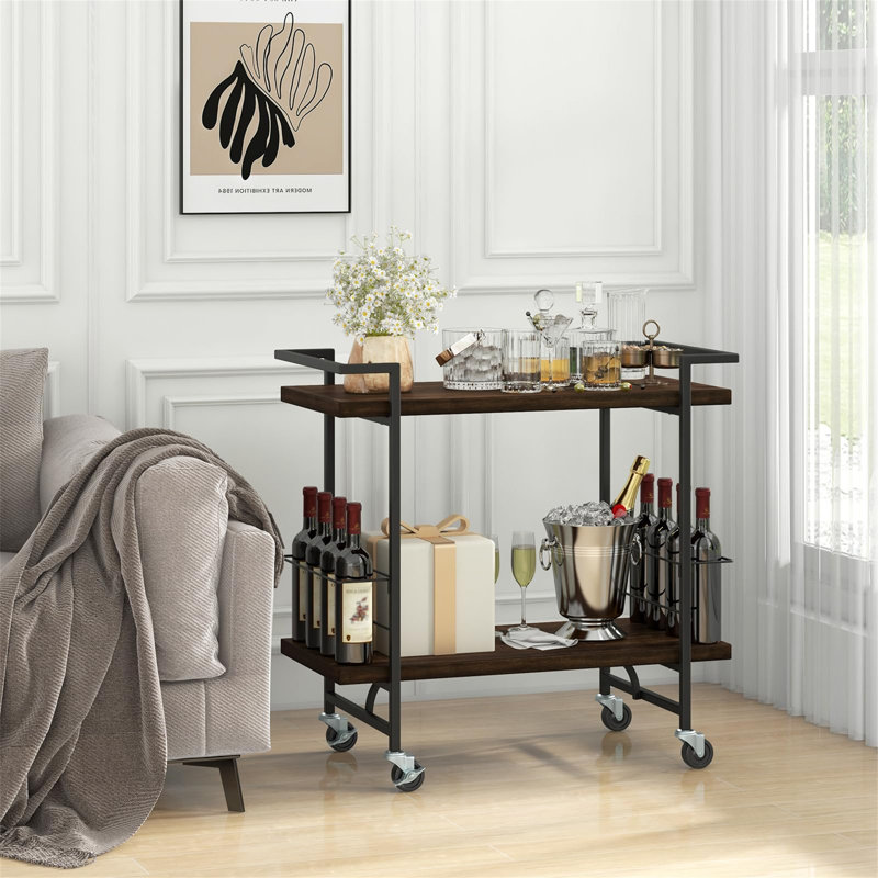Albanne Metal Bar Cart