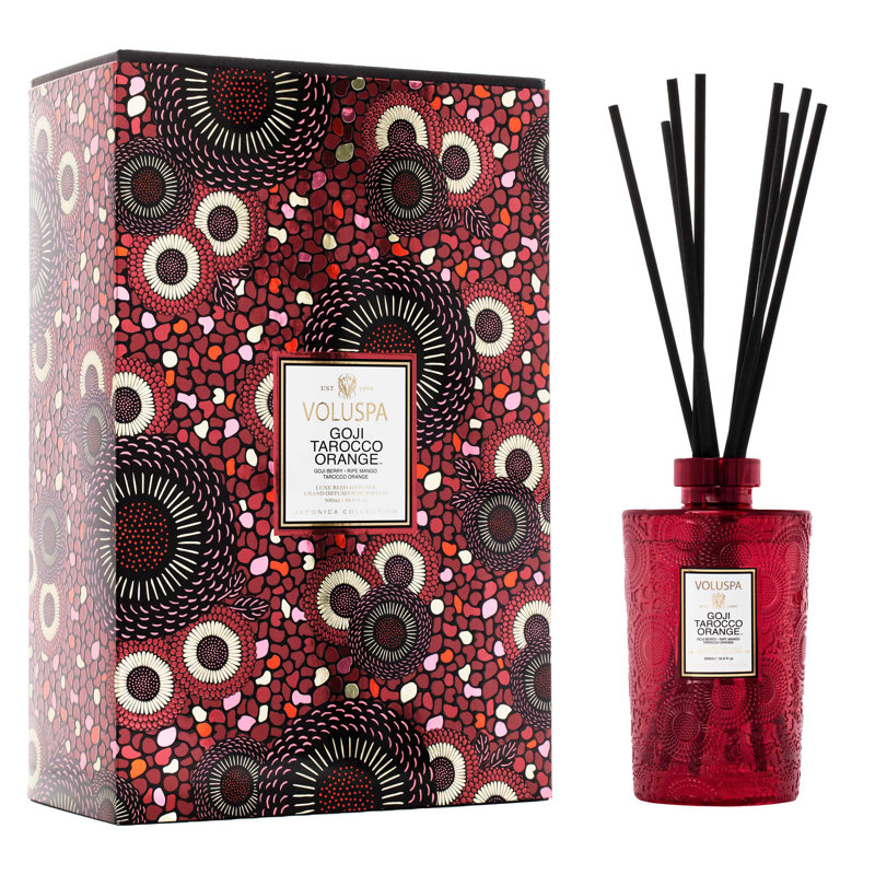 Goji Tarocco Orange Luxe Reed Diffuser