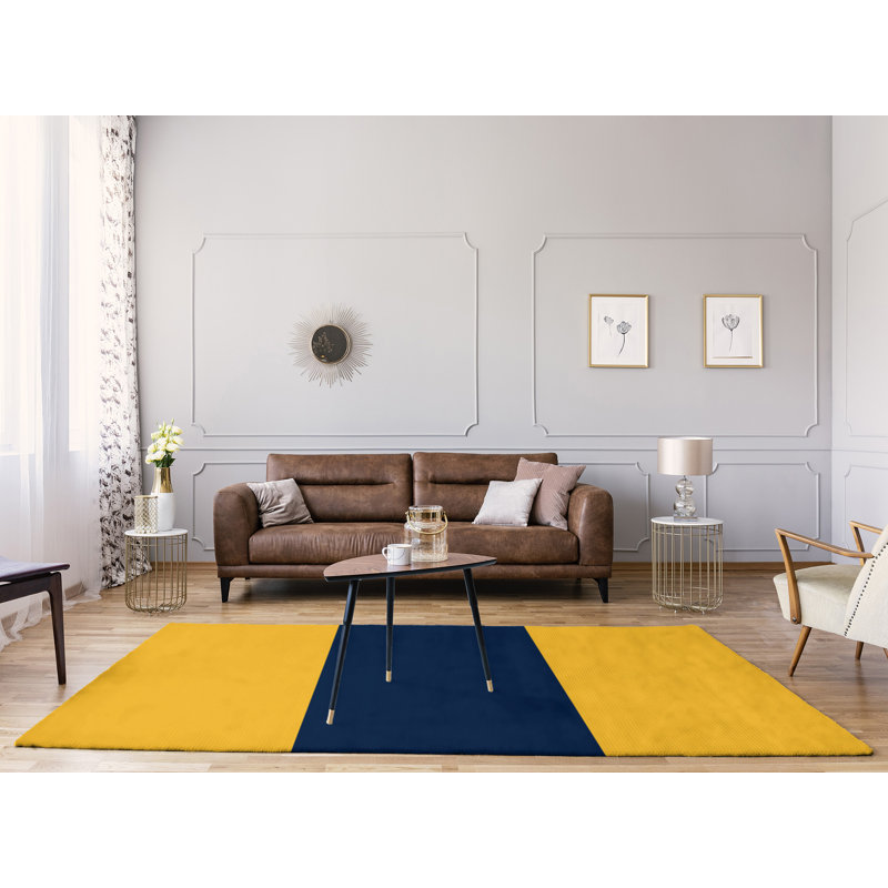 Tapis dorée rayures or national hockey, Rectangle 8 pi x 10 pi