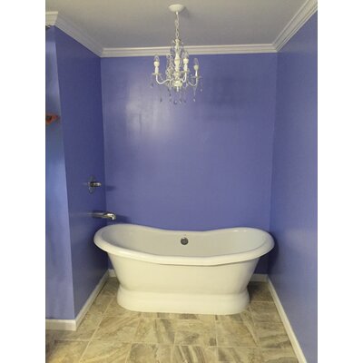 Restoria Bathtub Company Empress 68'' x 30'' Freestanding Soaking ...