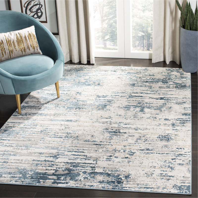 Edna Vogue Performance Abstract Rug, Rectangle 12' x 15'