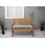 Almetra Solid Wood Pine Outdoor Bench-895671286-895671292