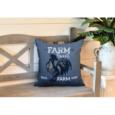 Coussin intérieur / extérieur Cooper Farm House Rooster