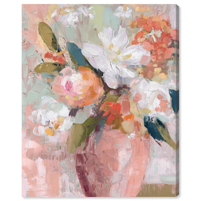 Impression impressionnante, impression sur toile florale II par Art Remedy, tendue avec châssis, 16 x 20