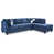 Tissu bleu marine sélectionné