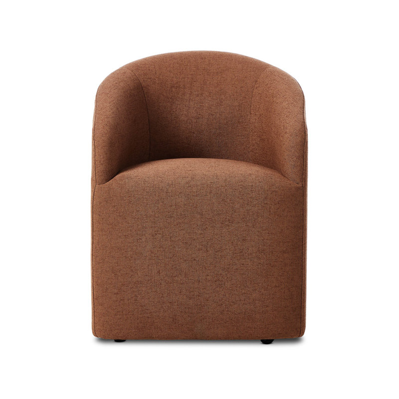 Chaise de salle à manger Keeshan - Rouille Bartin, Croissant de Douvres