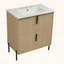 Meuble-lavabo de 30 pouces avec lavabo, tiroirs pleine extension, glissières à fermeture en douceur et conception cannelée-1483673376