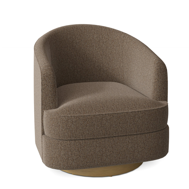 Fauteuil demi-tonneau 28,75 po Conseils, Noisette, Polypropylène / oléfine noisette 9508