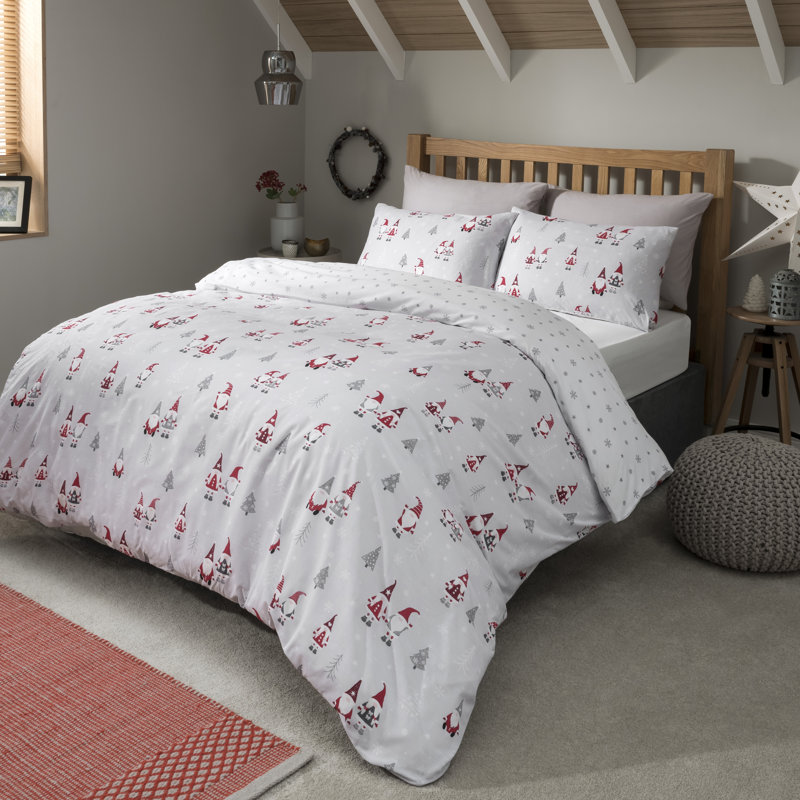 Cristobal Polyester No Pattern Duvet Cover Set with Pillowcases, Single - 1 Standard Pillowcase