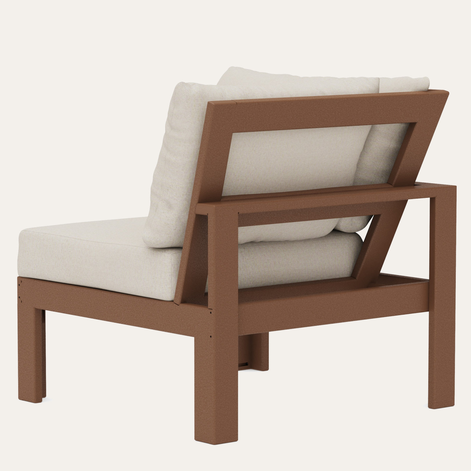 Edge Patio Lounge Chair, Dune Burlap Revolution®, Teak