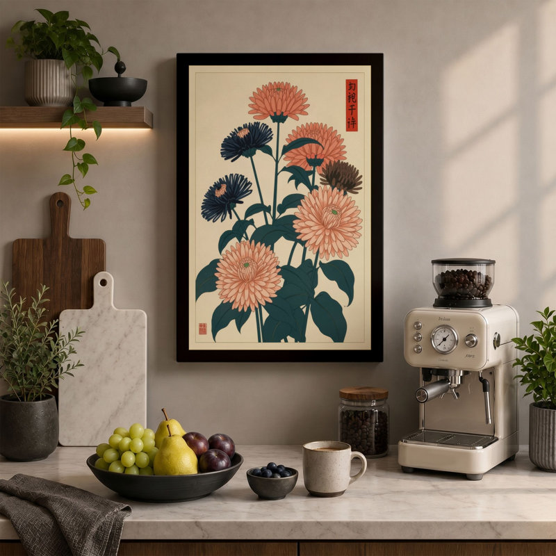 Print, 24x16 - 61.0 x 40.6 cm, Teal Border