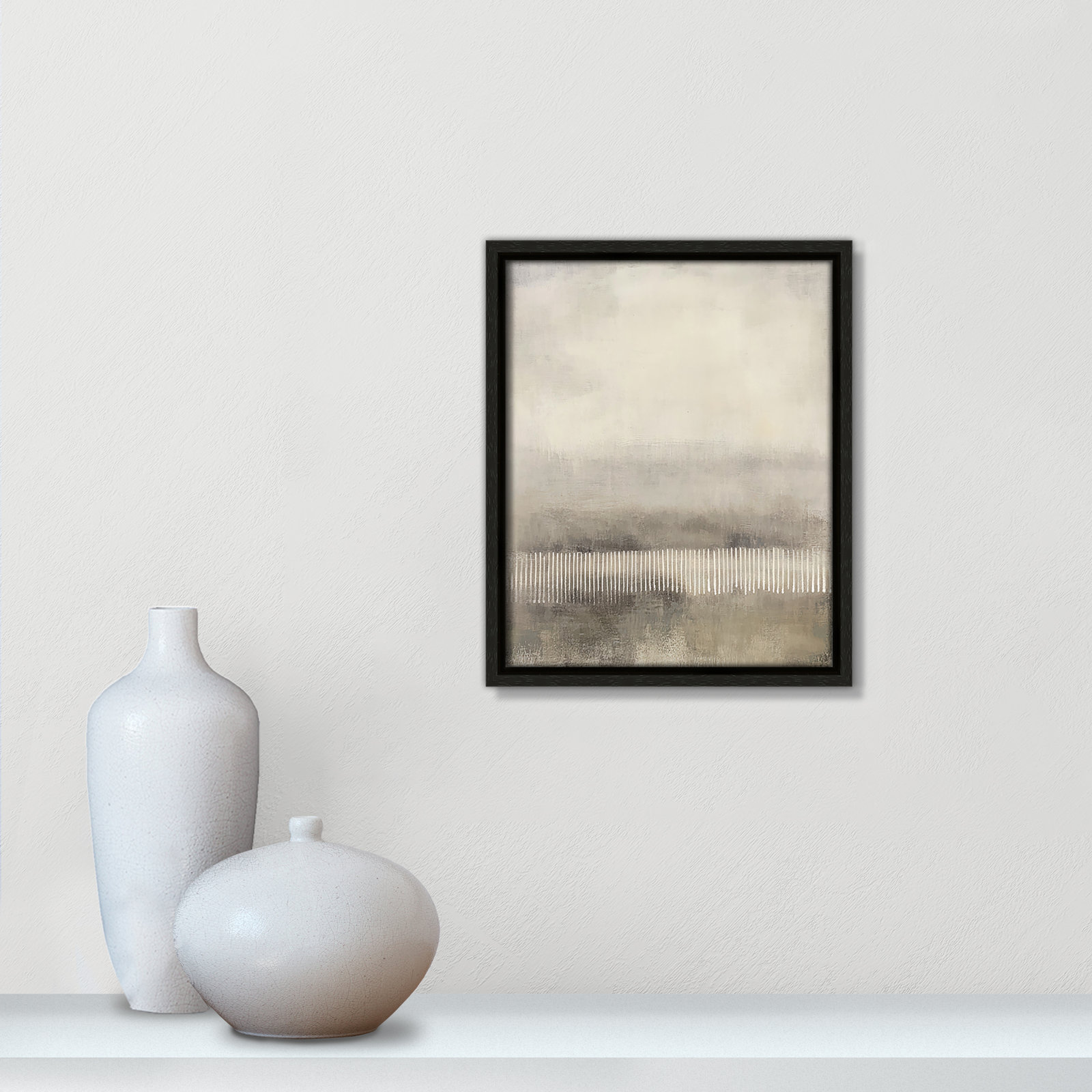 Balanced Silence I Print by Irena Orlov, 11.5" H x 9.5" W, Espresso Floater