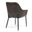 Ensemble de 2 chaises de salle à manger rembourrées en similicuir avec pieds en fer noir Berenice-1225177360
