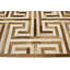 Tapis beige moderne en similicuir 8X10-181651244