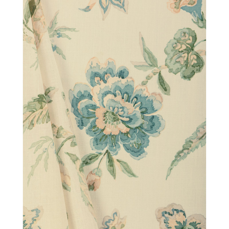 Rosemont Print, Aqua