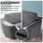 Large Power Recliner Corner Sectional Reclining Sofa With USB Ports-93840113
