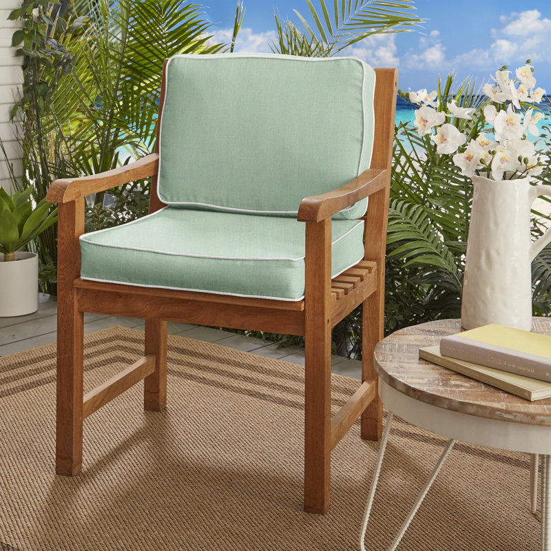 Ensemble de coussins Sunbrella, Vert clair