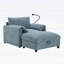 Chaise longue moderne avec repose-pieds avec rangement Cloud-498322059