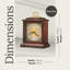 Graham Bracket III Chimming Quartz Mantel Clock