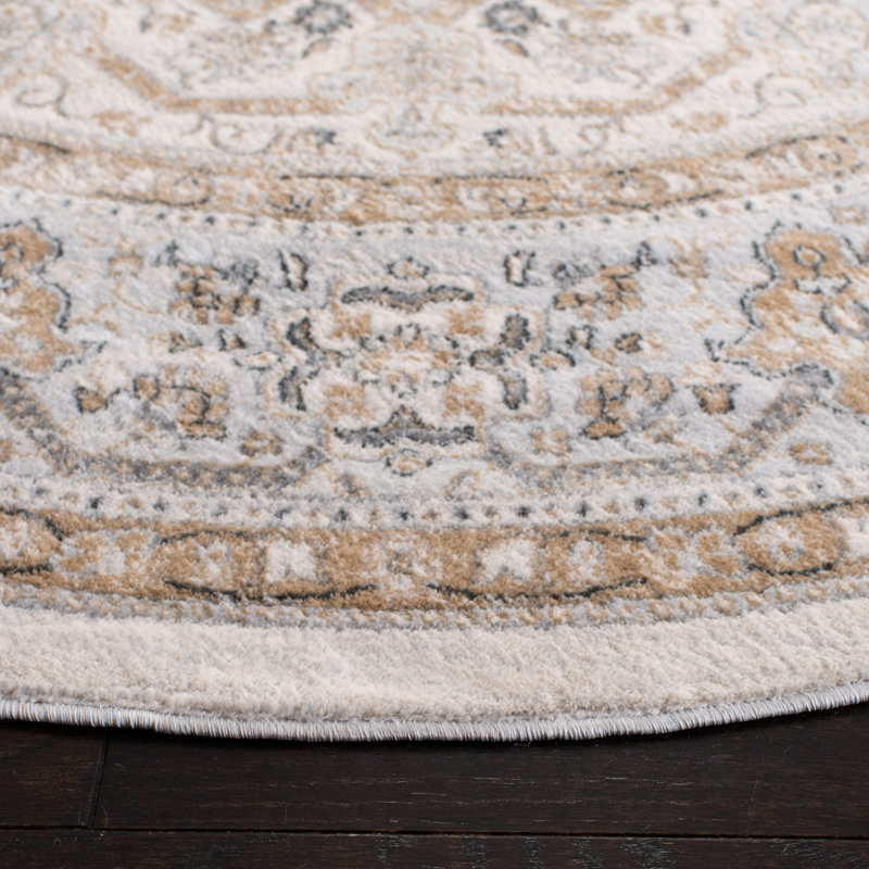 Pearce Oriental Area Rug, Round 201cm