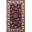 Small Deep Wine Red Color Antique 19th Century Indian Agra Rug