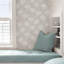 Rouleau de papier peint gris Tisch Dandelion