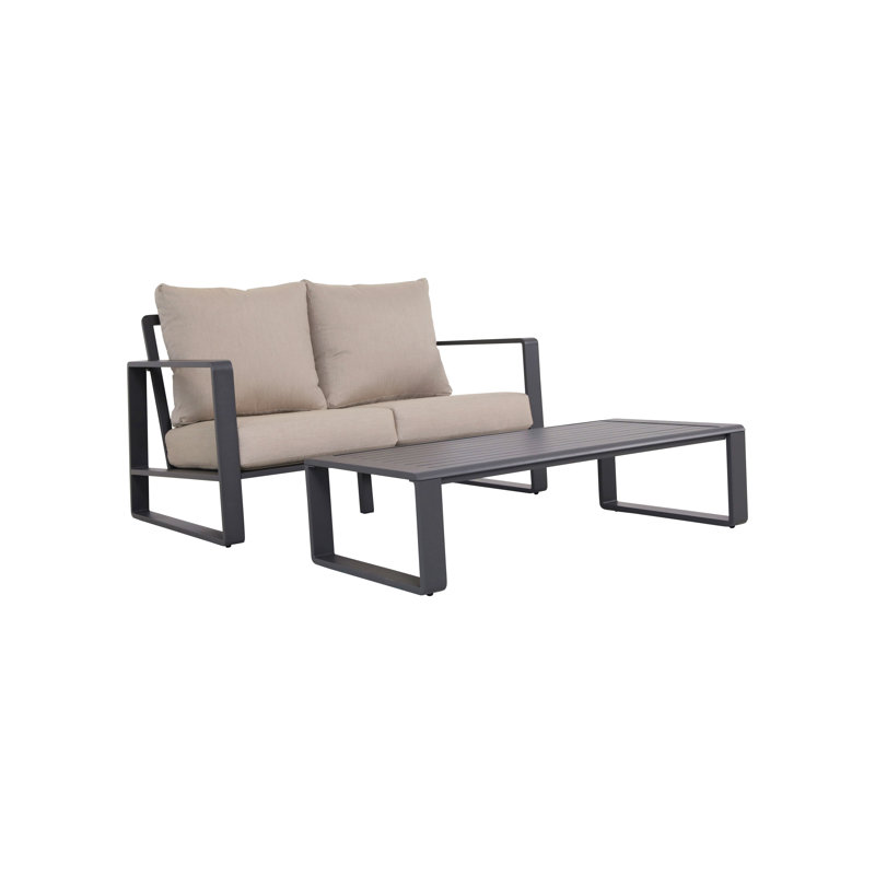 Sofa + Rectangular Coffee Table, Cushions