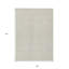 Tapis intérieur / extérieur géométrique lavable beige et ivoire 9 pi x 12 pi