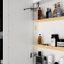 Armoire à pharmacie de salle de bain 47 x 35 po avec miroir à fixation en surface avec lumières et désembueur (triple porte)